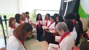 Hundreds were invested in the Women in Mission project on Saturday, June 3. (Photo: Comunicação APS)