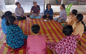 The Cambodian Ministry of Health launched an initiative to persuade adolescents not to marry younger than 18 and not to start a family younger than 20. ADRA is helping to spread the message. [Photo: ADRA Canada]  